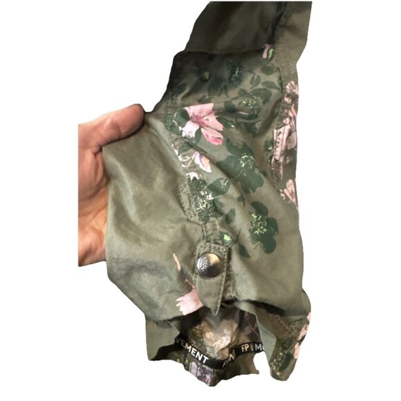 FREE PEOPLE MOVEMENT Womens Mesmerize Me Green Pink Floral Printed Pants Cargo S - Picture 7 of 16
